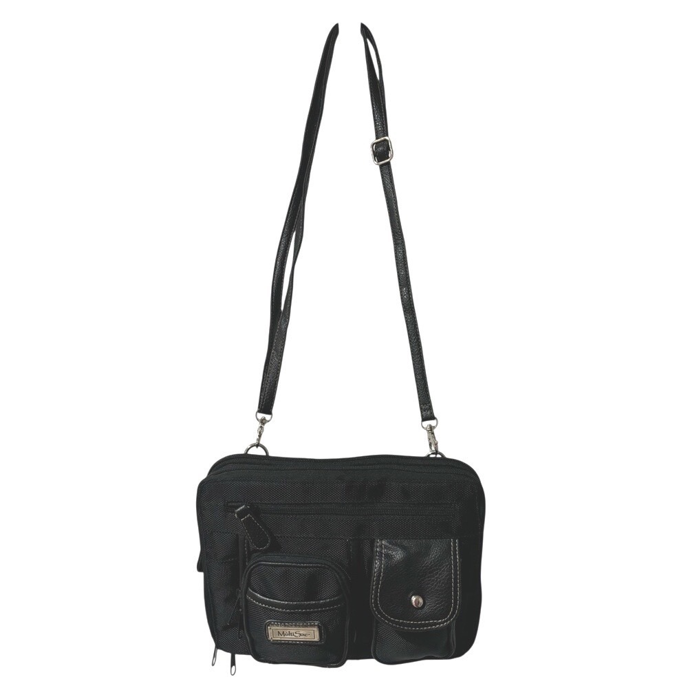 Multi Sac Black Bag Pockets as Shown In Pictures 9.5" W x 8" H x 1.5" D